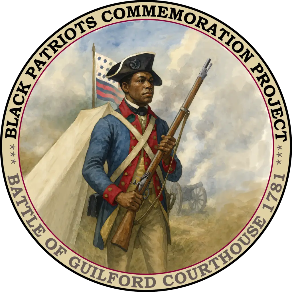 Round logo for the Black Patriots Commemoration Project