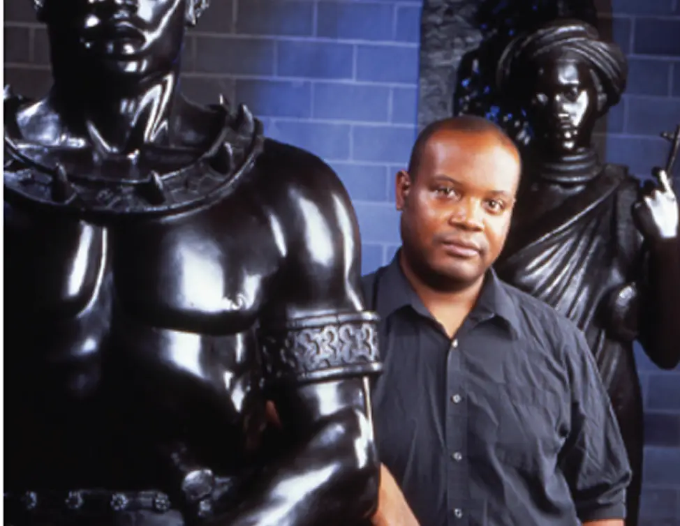 A photo of sculptor David Newton